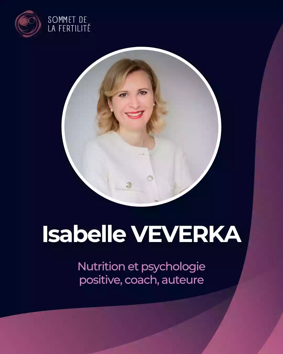 Isabelle Veverka participe au Sommet de la Fertilité 2026