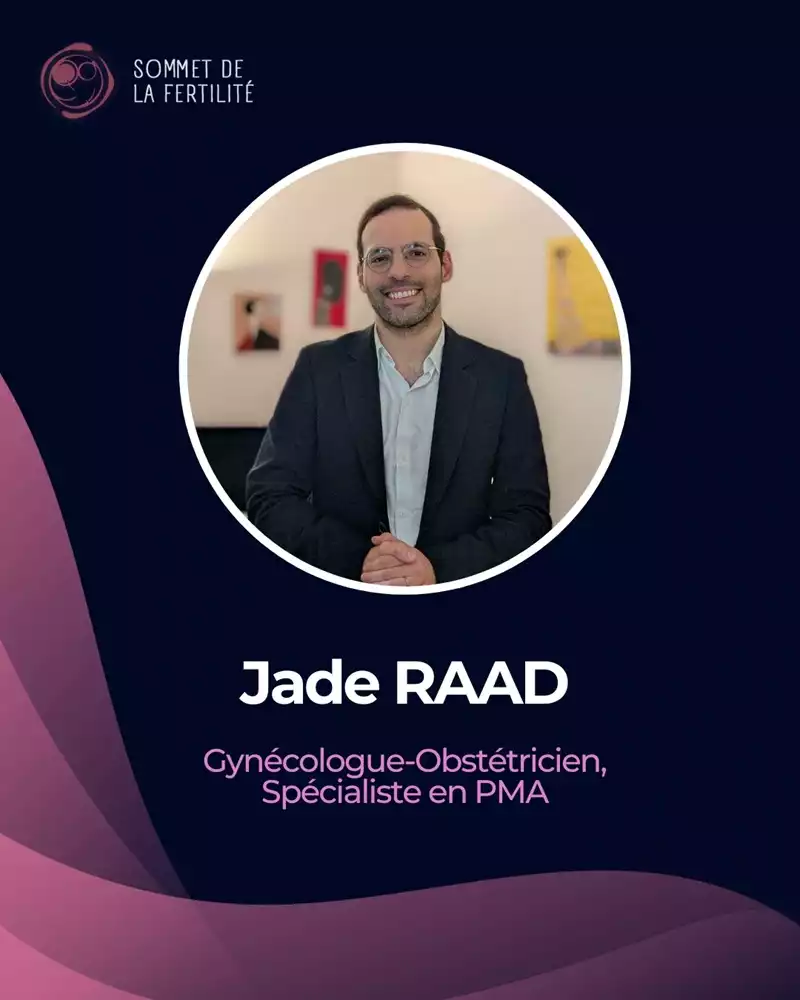 Jade Raad participe au Sommet de la Fertilité 2026
